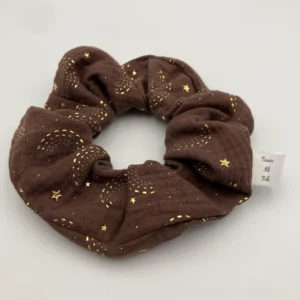 chouchou double gaze chocolat