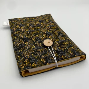 pochette molletonnée pour livre jaune