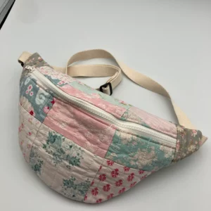sac banane patch fleuri 1