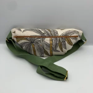 sac banane tissu jungle